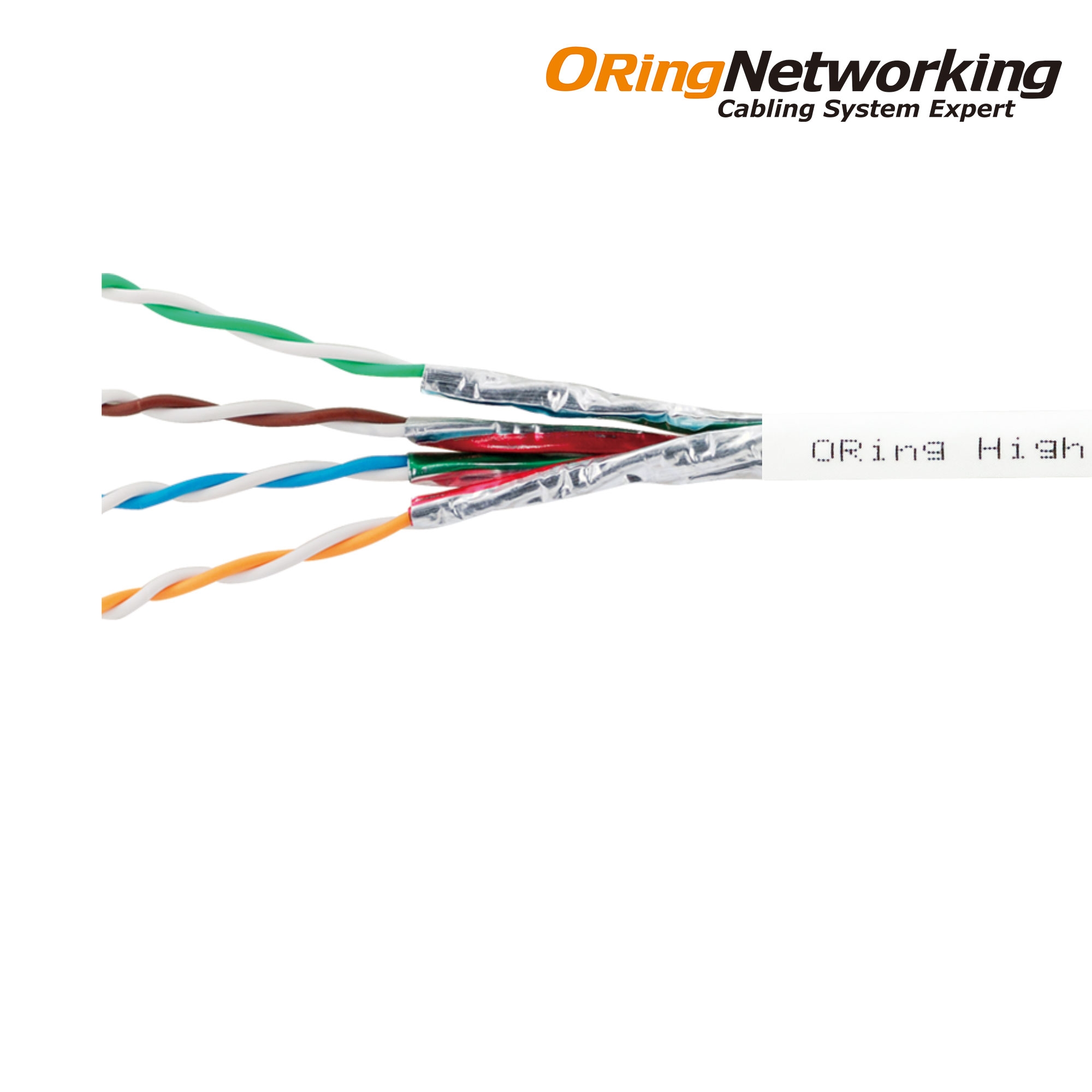 S/FTP CAT6a 10G 23AWG PIMF LSZH Network Cable500mt