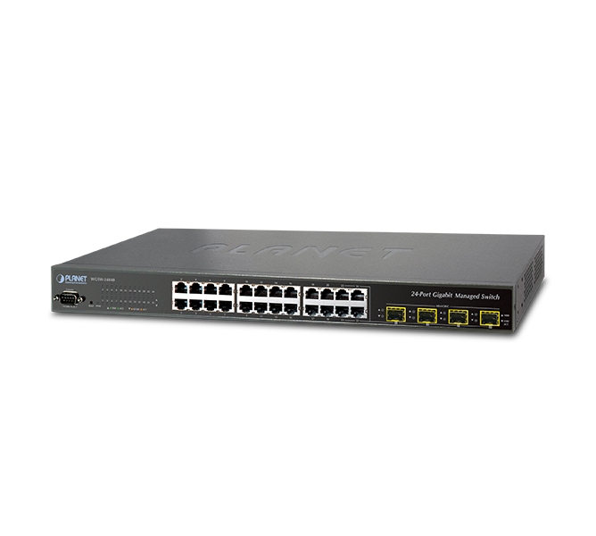 L2+ 24-Port 10/100/1000T + 4-Port Gigabit TP/SFP Combo Managed Switch 