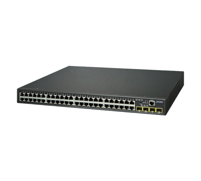 48-Port 10/100/1000BASE-T + 4-Port 100/1000BASE-X SFP Gigabit Managed Switch