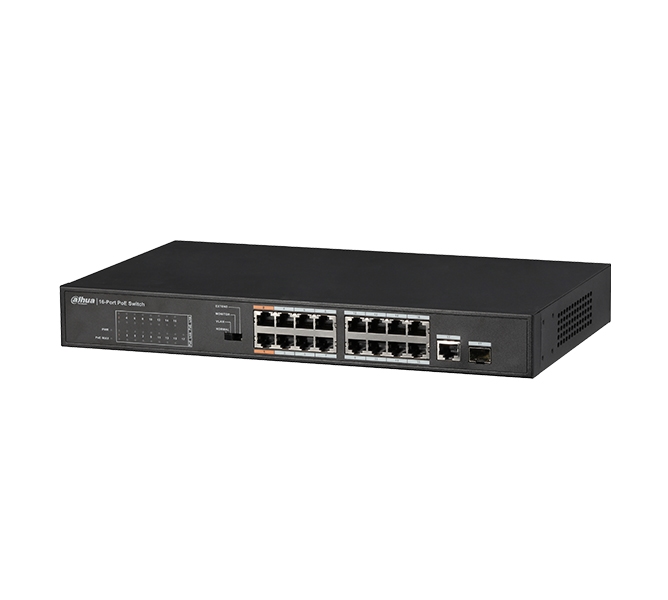 16-Port FE PoE+ 1-Port Gigabit Combo PoE Switch