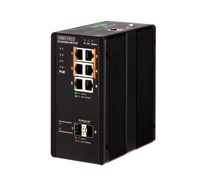  4 10/100/1000BASE-T PoE+ ports, 2 10/100/1000BASE-T ports, plus 2 10/100/1000BASE-X SFP slots (4x 30W) - 120W