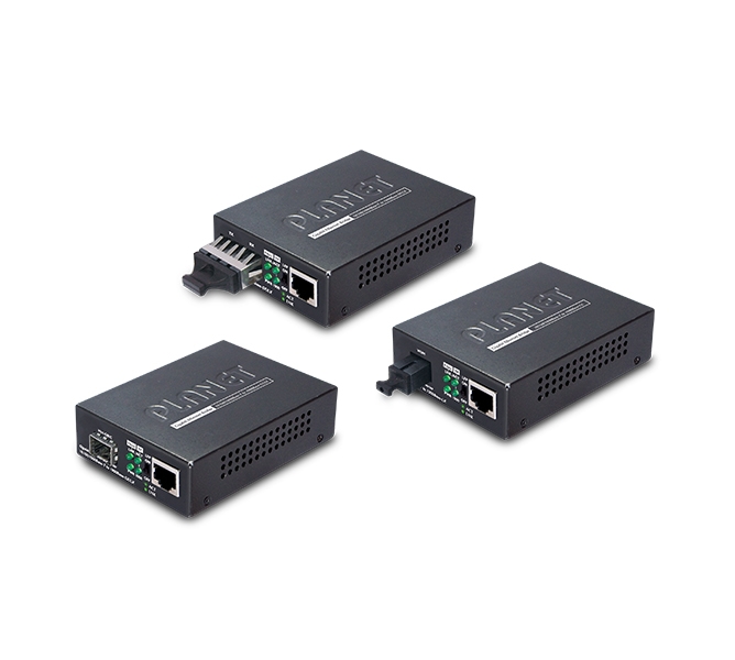 10/100/1000BASE-T to 1000BASE-SX/LX Gigabit Media Converter 