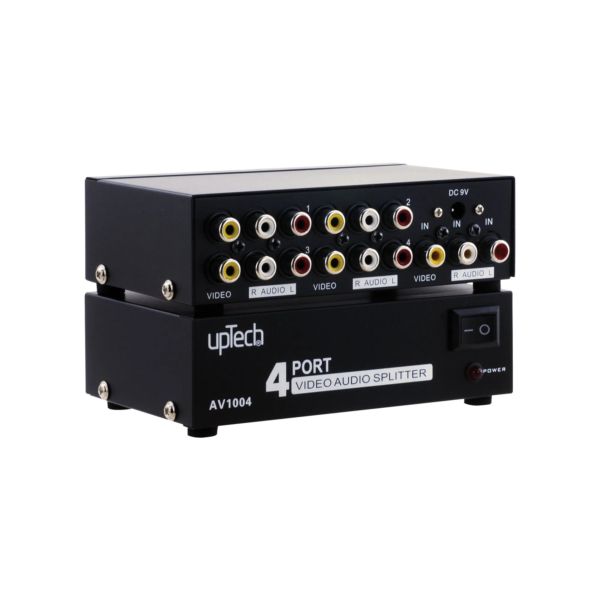 1x4 AV Splitter (ses ve görüntü dağıtıcı)