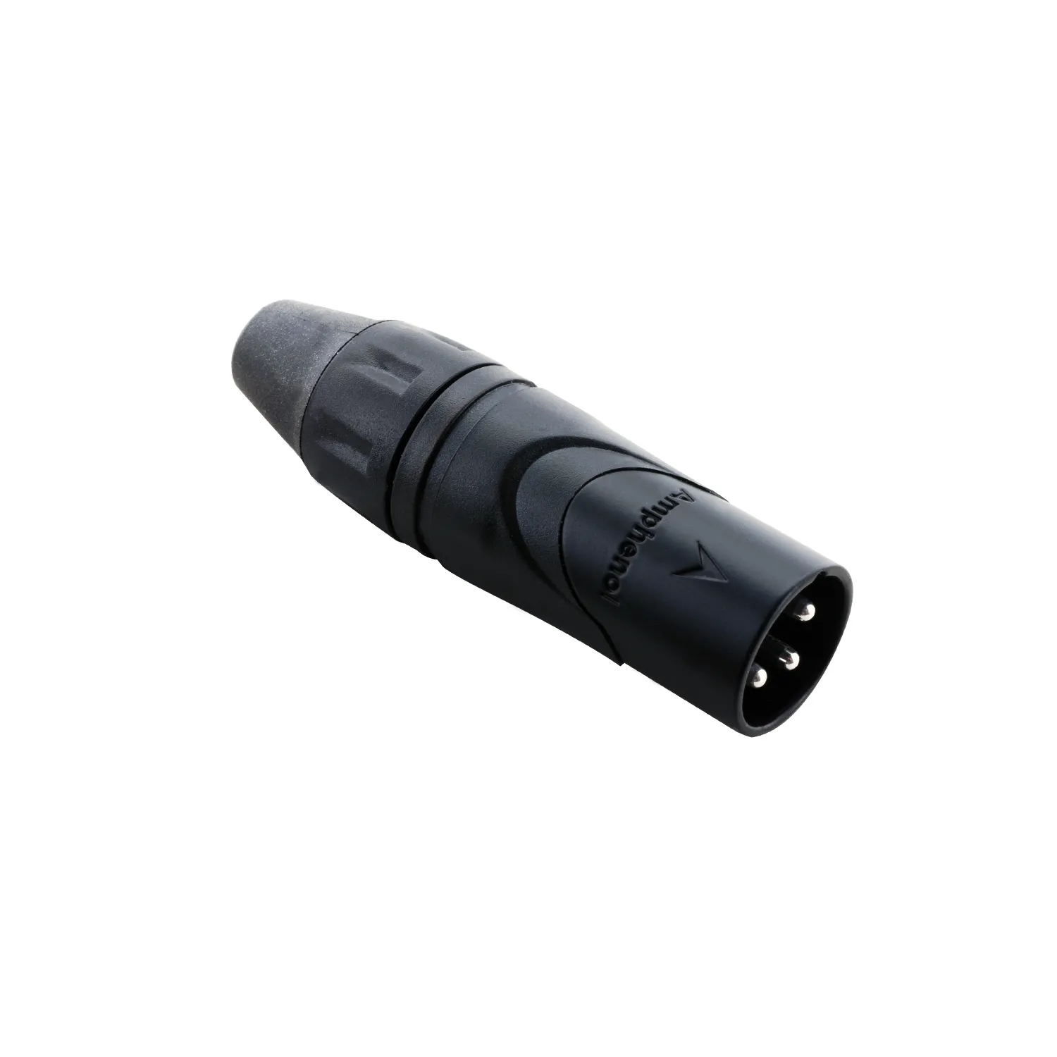 3 Pin XLR Erkek Konnektör - Siyah