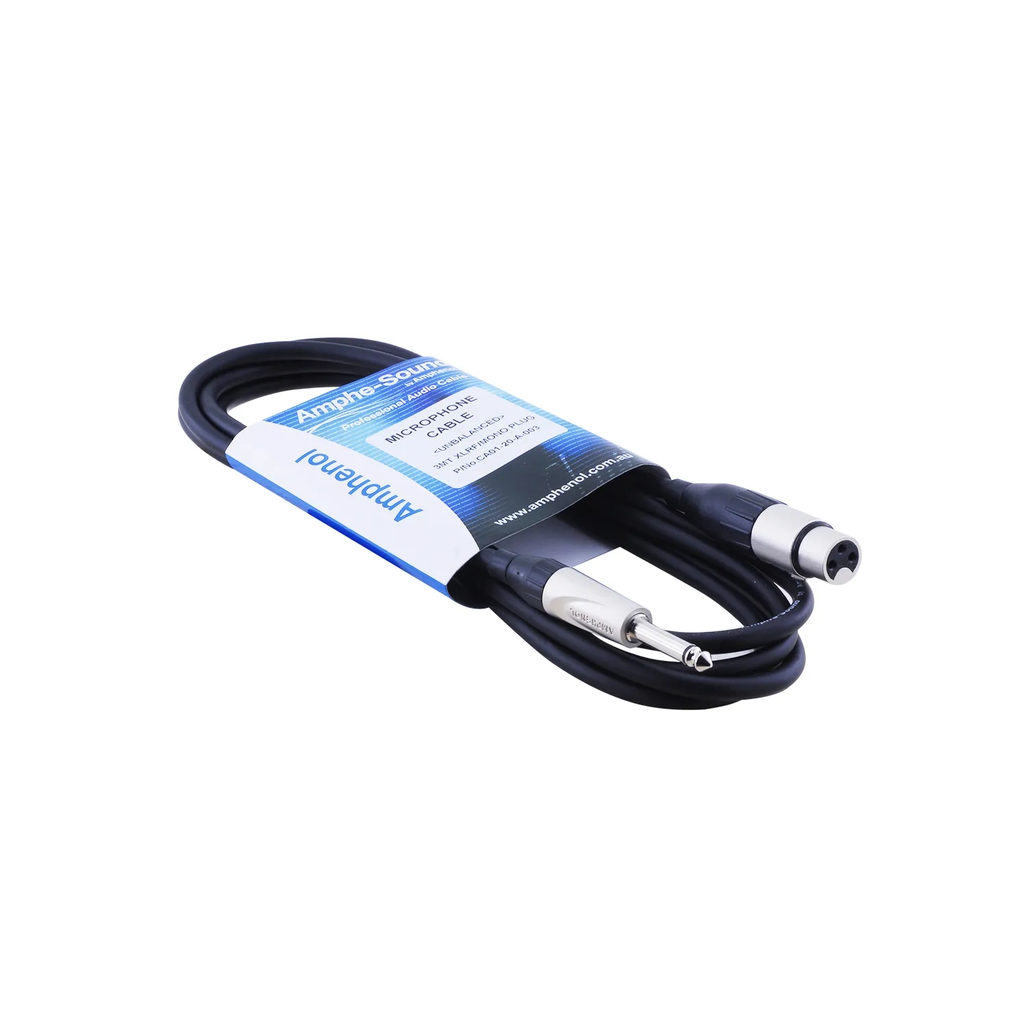 3 Pin XLR Dişi - 6.3mm Erkeke Mono Kablo 3mt