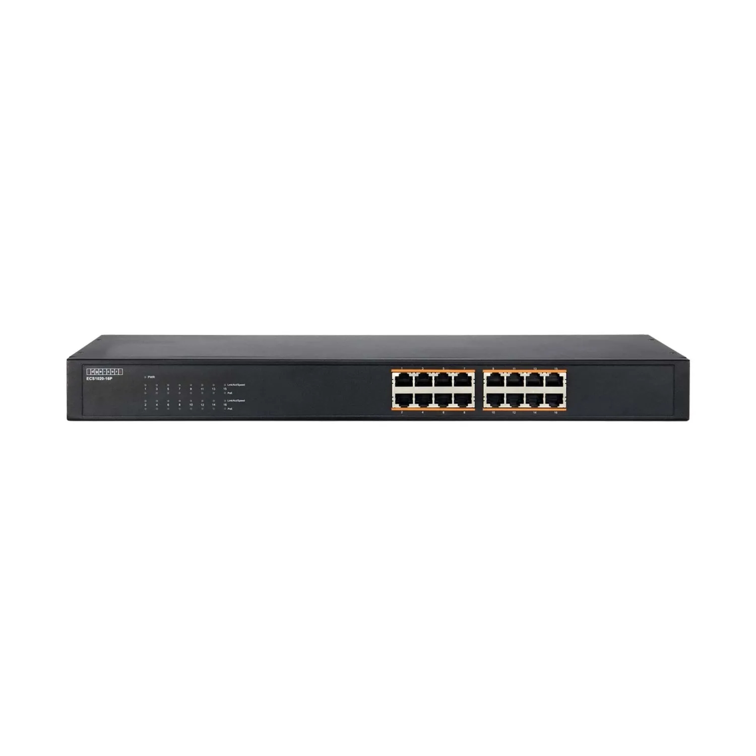 16 ports 10/100/1000Base-T with 16 port POE (300W)