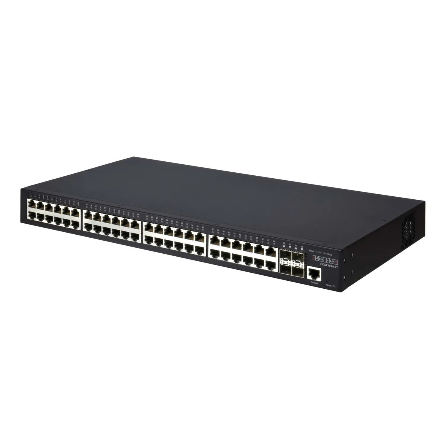 48 ports 10/100/1000Base-T + 4G SFP uplink ports