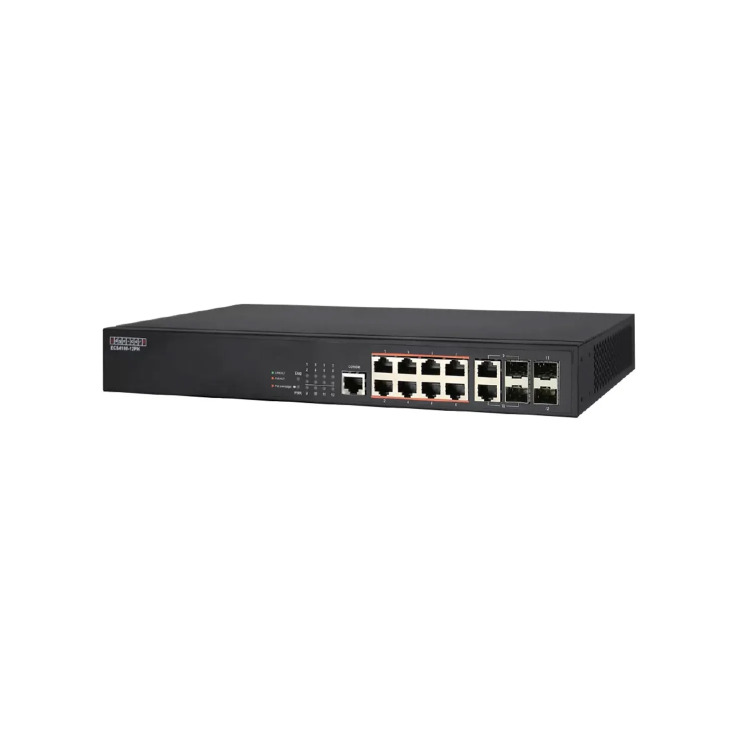 Layer2 Managed PoE 8xGigabit PoE+ 2xGigabit SFP + 2xGigabit Combo Ethernet Swtich