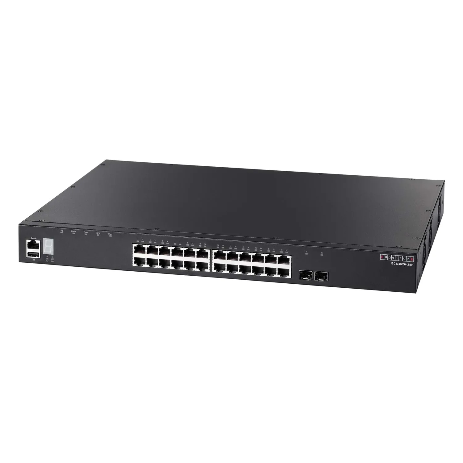 L3 Stackable 24 x GE + 2 x 10G SFP+ ports + 1 x expansion slot PoE Budget 410W