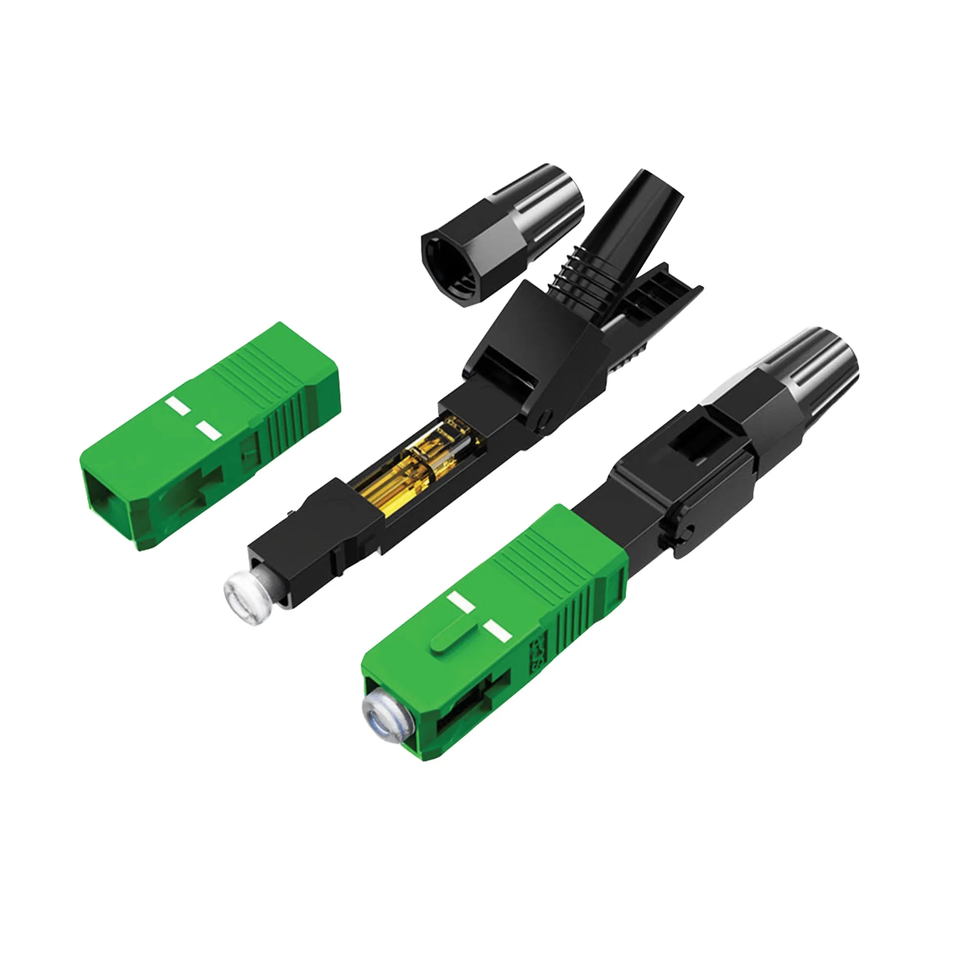 SC/APC  Single Mode Fast Konnektör