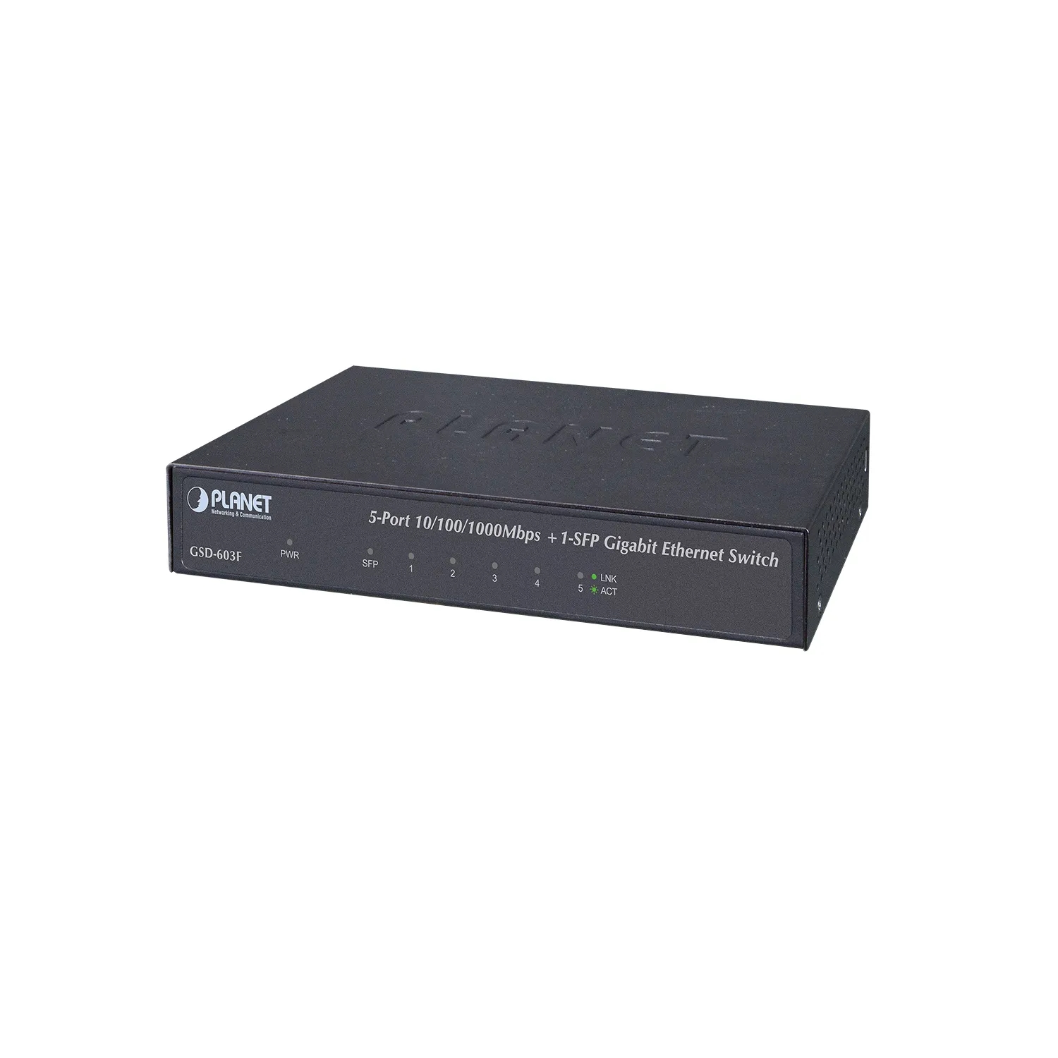 5-Port 10/100/1000T+1-Port 1000X SFP Gigabit Ethernet Switch