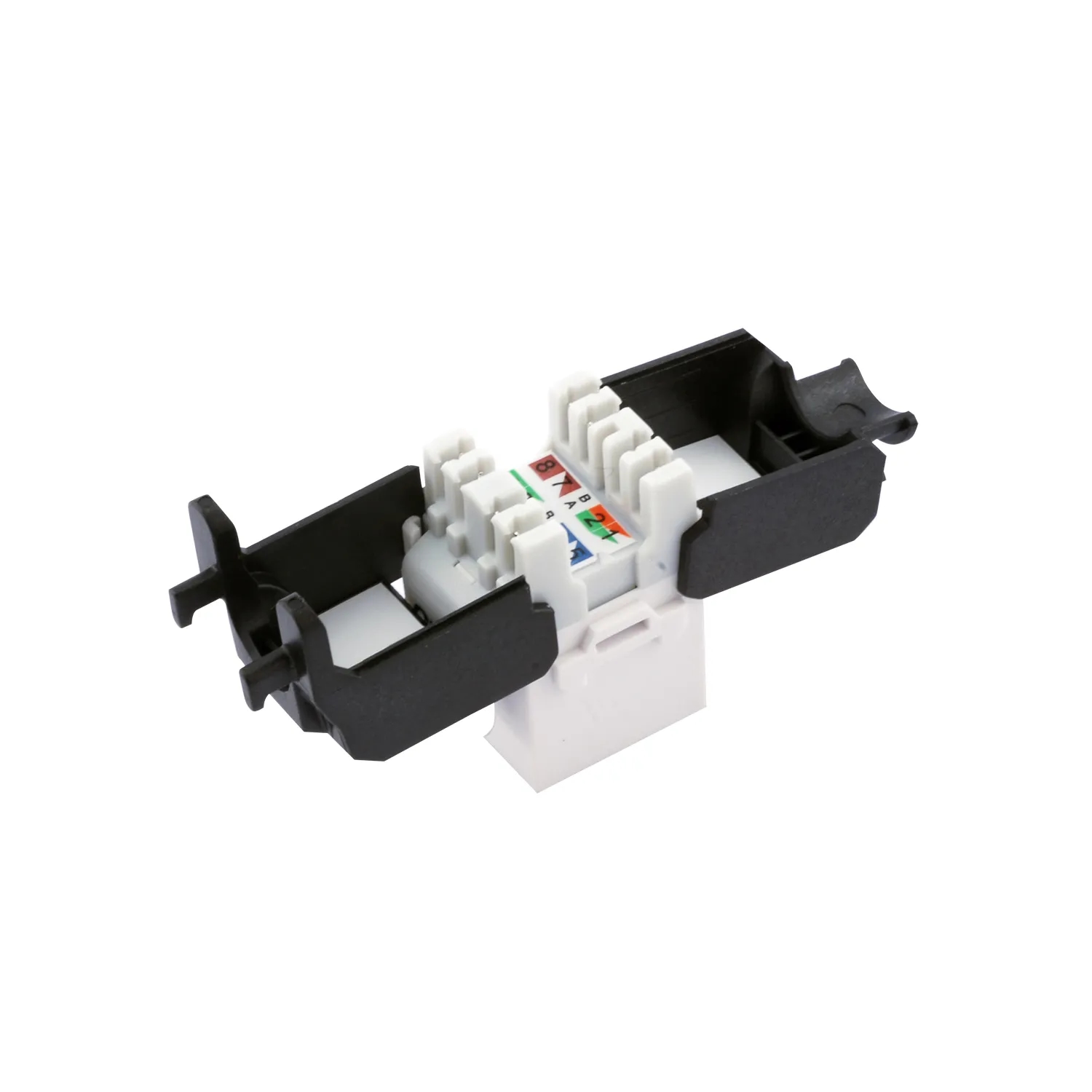 UTP CAT6A 10G Keystone Jack - Right Angle