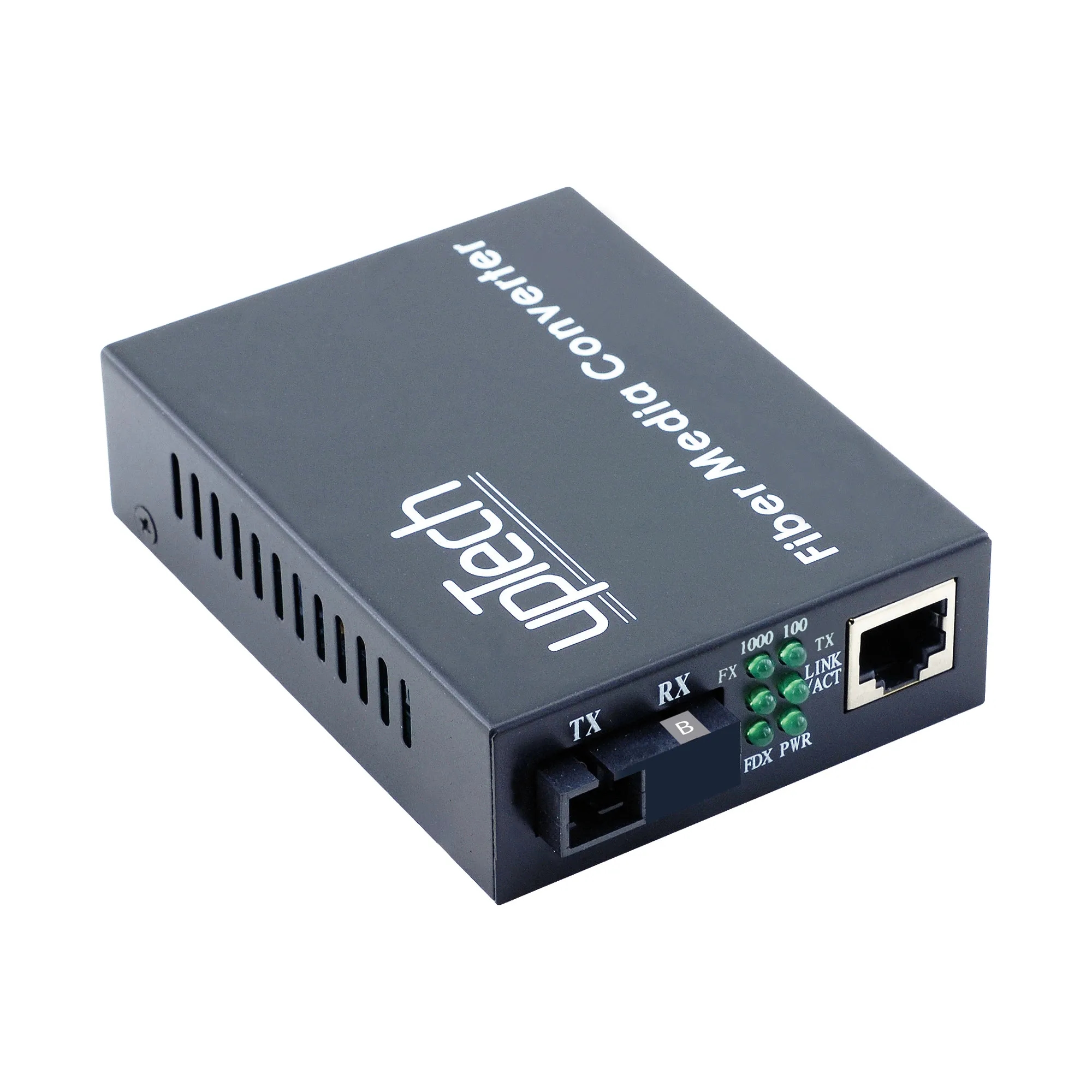10/100/1000Mbps Single Mode WDM TX1550/RX1310nm Media Converter