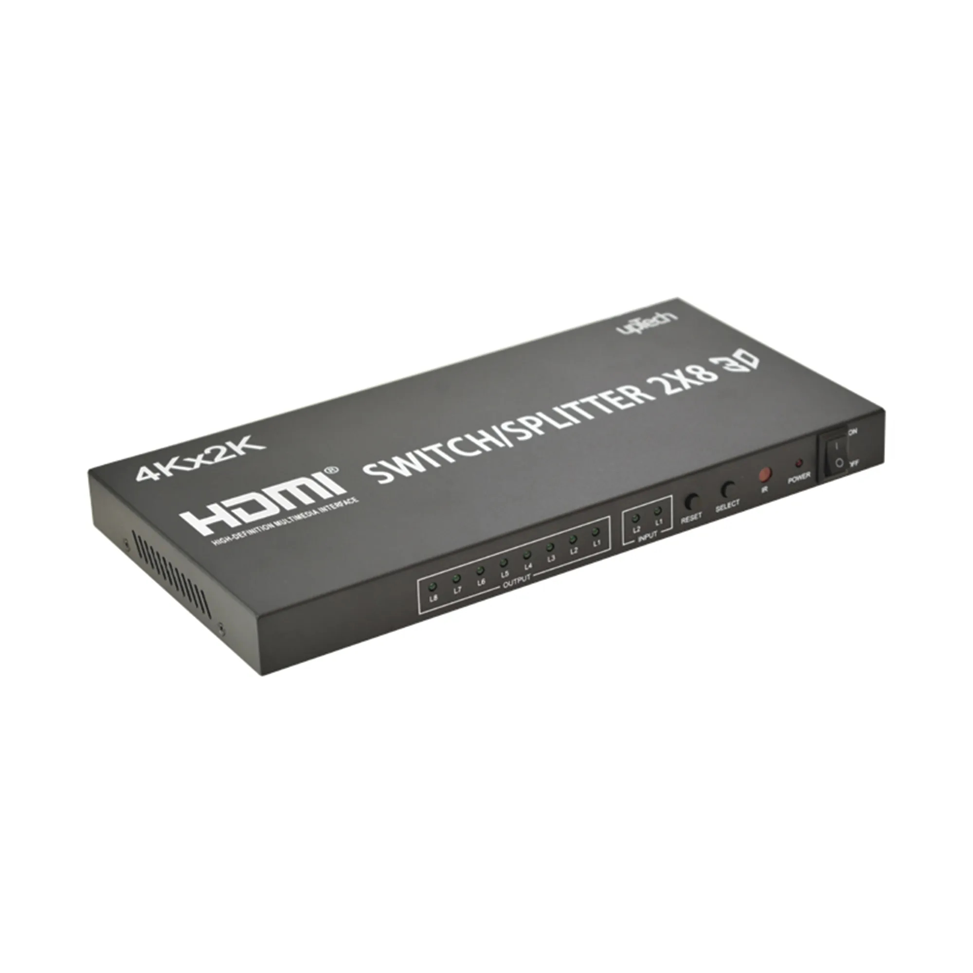 HDMI 2x8 Matrix Switch with Ultra HD 4K support