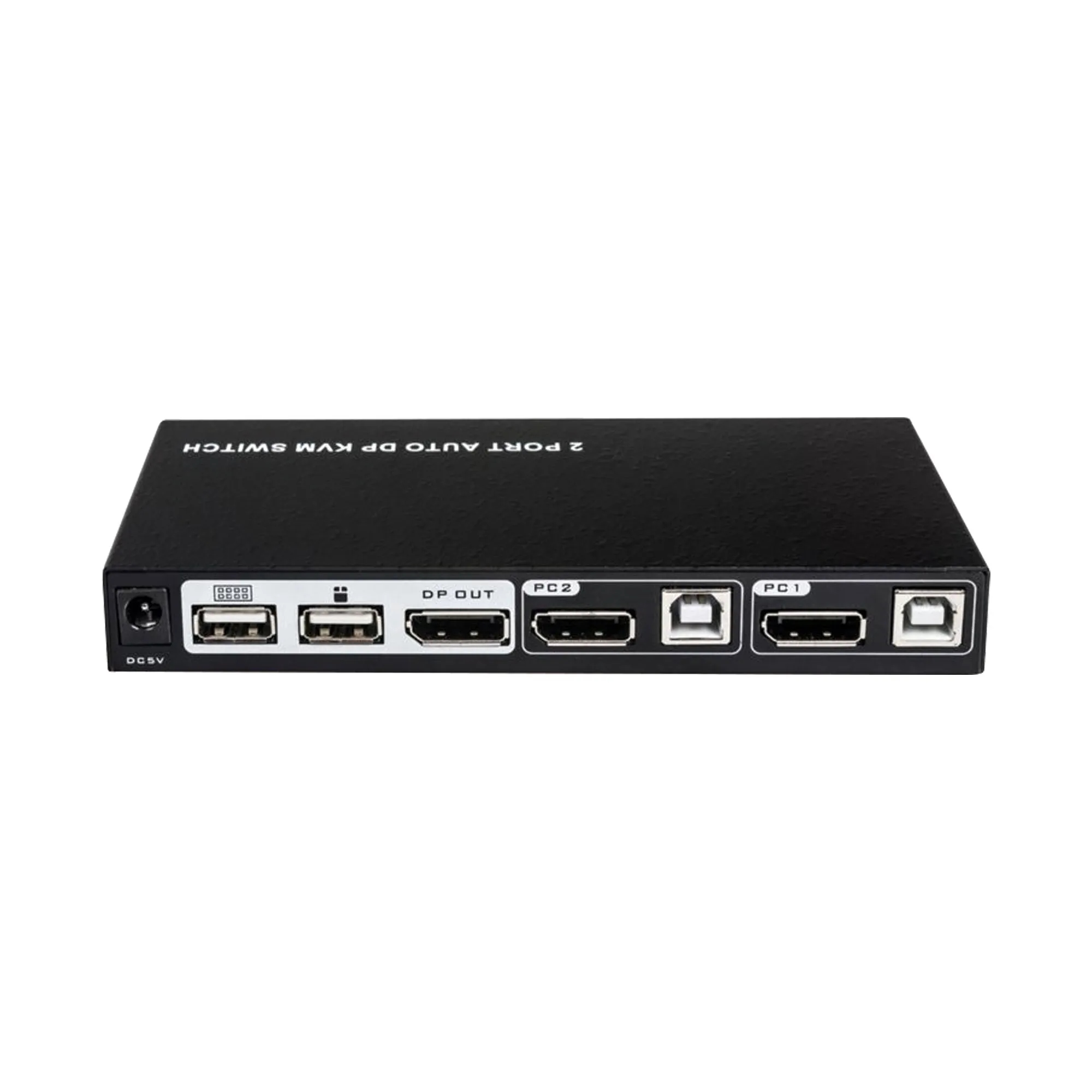 2 Port Display Port KVM Switch 4K 60Hz