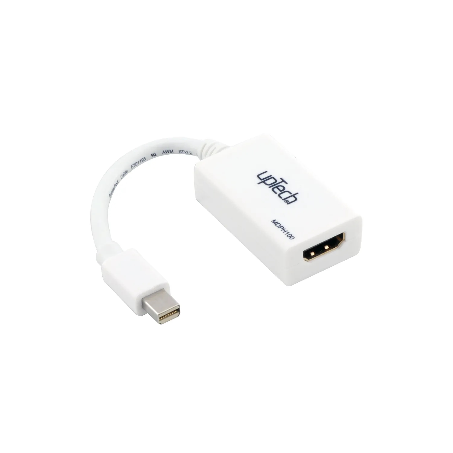 MINI DP Erkek - HDMI Dişi Çevirici Kablo 0.15M