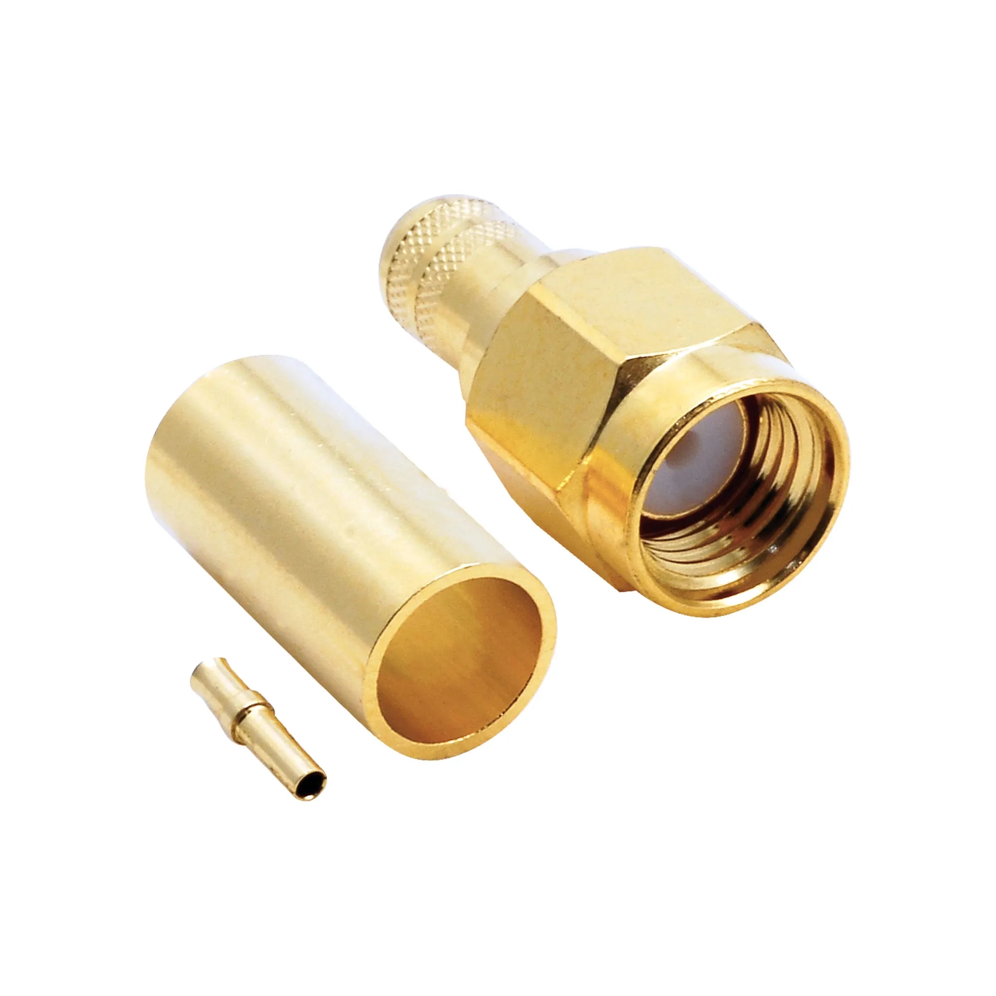 SMA Erkek Sıkmalı RP Gold Konnektör - RG58