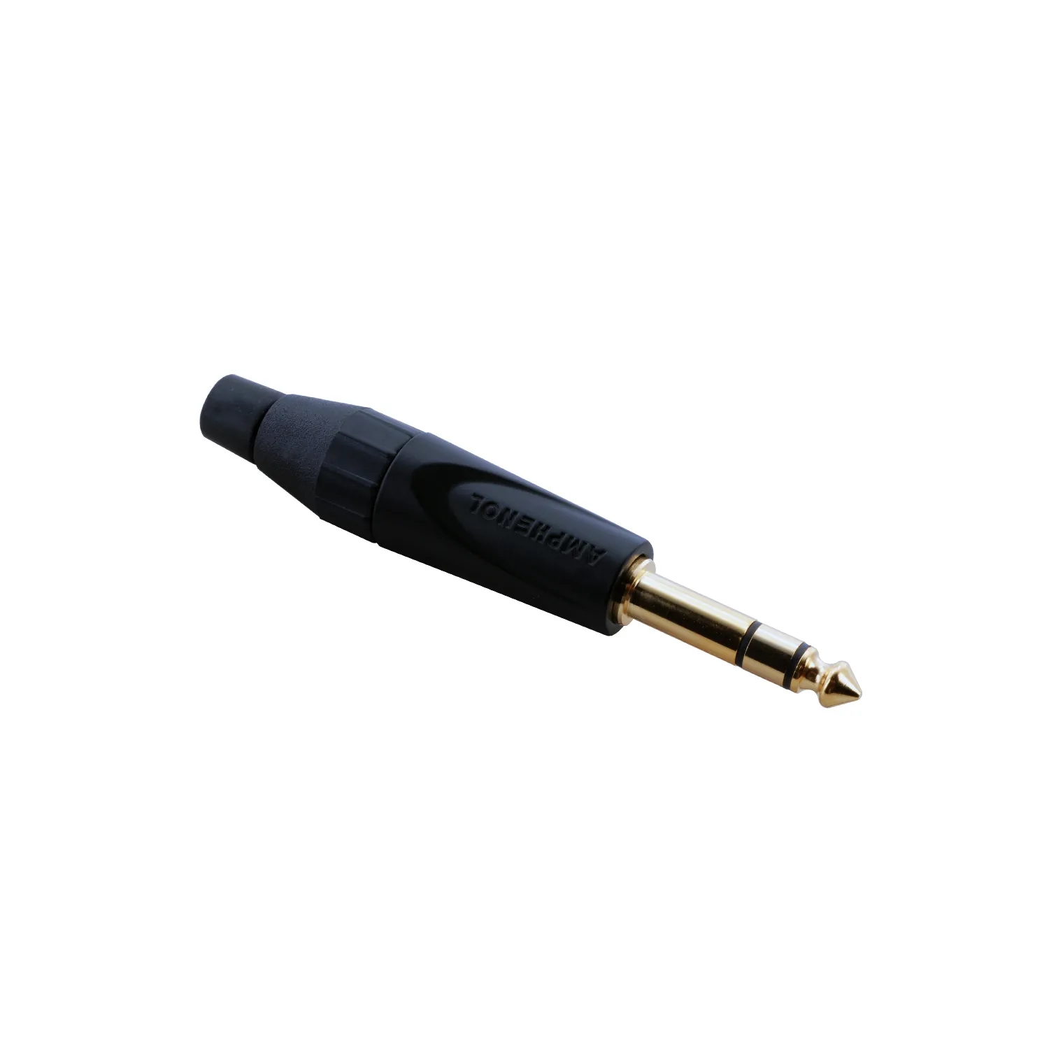 6.3mm Stereo Erkek Jack - Siyah