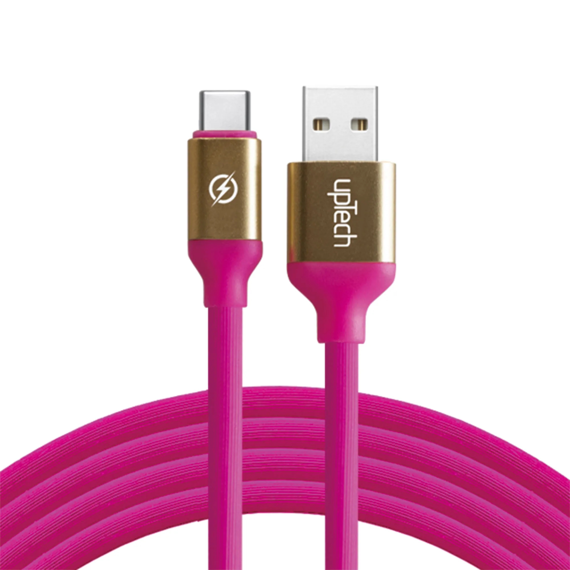 USB to Type-C Charge&Sync Cable 1.2mt - Rose Red