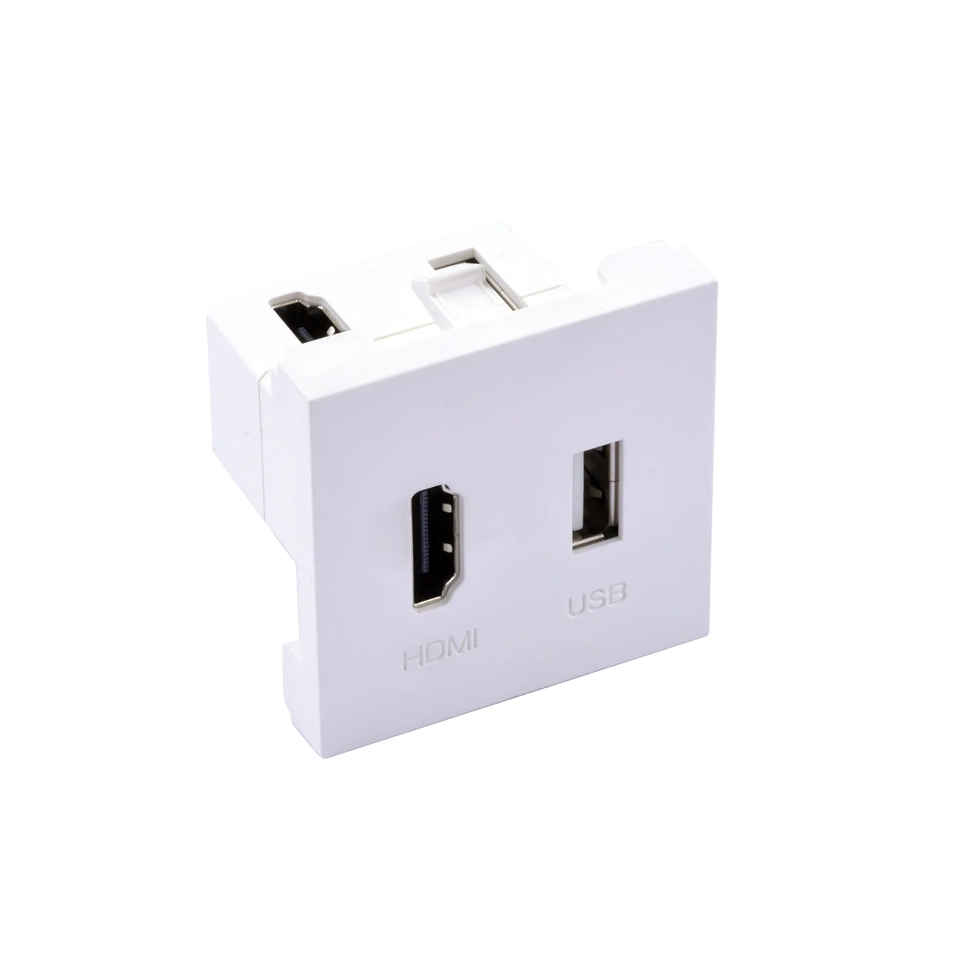 HDMI + USB Dişi Dişi Coupler 45x45 Modül