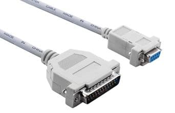 9 Pin Female - 25 Pin Male Cable 1.8M