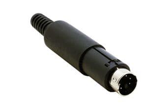 5 Pin Male Mini Din Konnektör