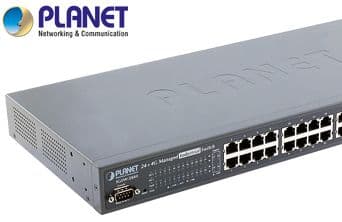 24-Port 10/100Mbps + 4G TP / SFP Combo L2/L4 Industrial Managed Switch 2