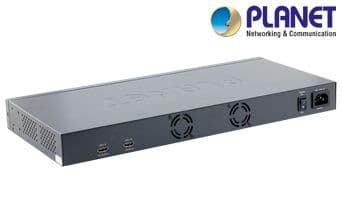 Stackable 24-Port 100/1000 SFP with 8 Shared TP Managed Switch 4