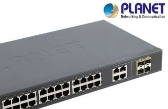 24-Port 10/100Mbps + 4G TP / SFP Combo L2/L4 Industrial Managed Switch 3