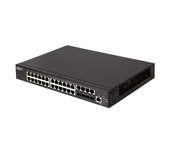 L2+ Gıgabit Ethernet Access Swıtch with 4 100M/1G uplink combo aports