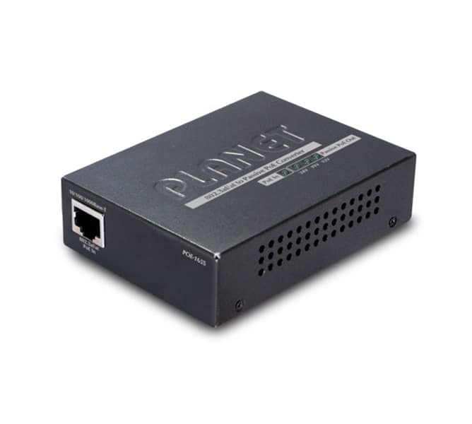  IEEE 802.3af/at to Passive PoE Power Converter (12V/19V/24V) 
