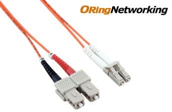62,5/125 LC/PC-SC/PC Multi Mode LSZH Fiber Optic Patch Cable