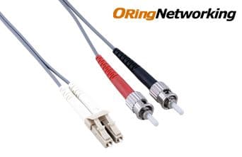50/125 LC/PC-ST/PC Multi Mode LSZH Fiber Optic Patch Cable