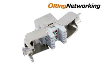 FTP Cat6a 10G Keystone Jack - Straight 4