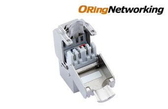 FTP Cat6a 10G Keystone Jack - Straight 2