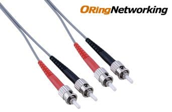50/125 ST/PC-ST/PC Multi Mode LSZH Fiber Optic Patch Cable