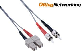 50/125 SC/PC-ST/PC Multi Mode LSZH Fiber Optic Patch Cable