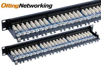 FTP Cat5e 24 Port Patch Panel - Right Angle 2