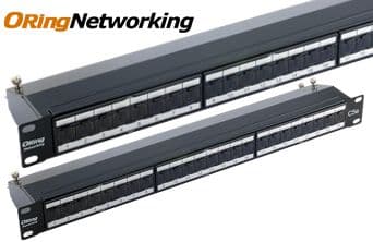 FTP Cat5e 24 Port Patch Panel - Right Angle