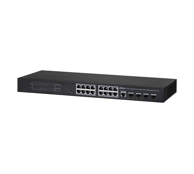 16-Port PoE Gigabit Managed Switch
