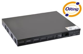 Industrial 28-port rack mount managed Gigabit PoE Ethernet switch with 24x10/100/1000Base-T(X) P.S.E. and 4x1000Base-X, SFP socket 4