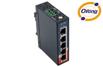 Industrial 5-port mini type unmanaged Ethernet switch with 5x10/100Base-T(X)