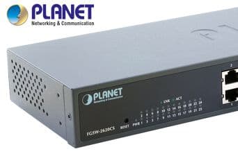 24-Port 10/100Base-TX + 2-Port 10/100/1000Base-T / Mini-GBIC (SFP) Web Smart Switch 3