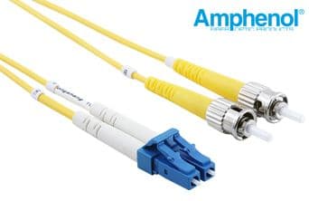 9/125 LC/PC-ST/PC Single Mode LSZH Fiber Optik Patch Kablo