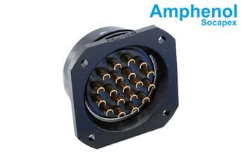 Socapex 19 Pin Female Type Black Coating Connector 2