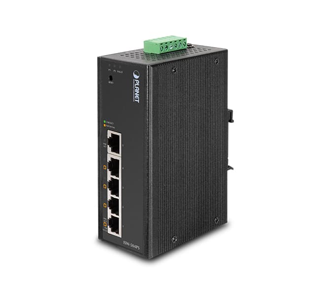 5-Port 10/100Mbps with 4-Port PoE Industrial Web Smart Ethernet Switch