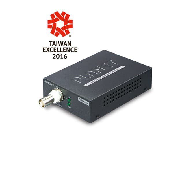 1-Port Long Reach PoE over Coaxial Extender