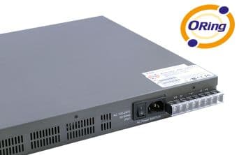 Industrial 24-port rack mount managed Gigabit Ethernet switch with 16xGigabit combo ports and 8x100/1000Base-X, SFP socket 5