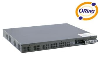 Industrial 24-port rack mount managed Gigabit Ethernet switch with 16xGigabit combo ports and 8x100/1000Base-X, SFP socket 4