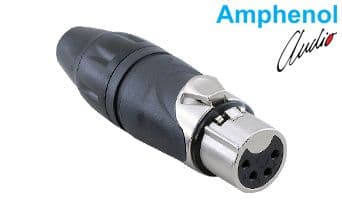 Connector Plastic Panel Mount 4 Skt